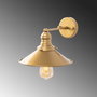 Opviq Conical - 12196 Lámpara de Pared Dorada